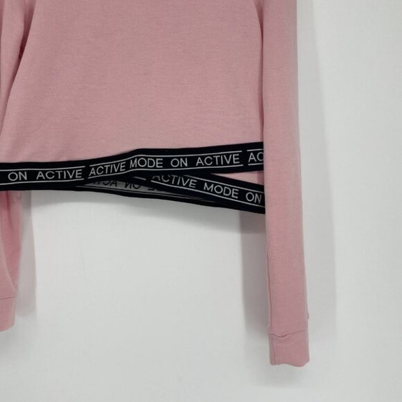 Activezone pastel pink long sleeve crop top - Picture 7 of 11